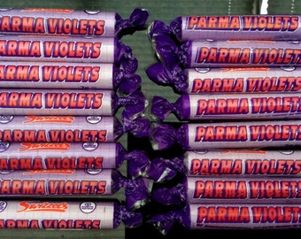 Swizzels Mini Parma Violet Rolls Party Bag Filler Wedding Favours