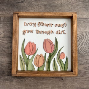 Instant Digital Download - Spring Tulip SVG file; Perfect for Glowforge and laser cutters