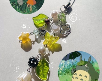 Cute Studio Ghibli-inspired phone charm (phone strap)