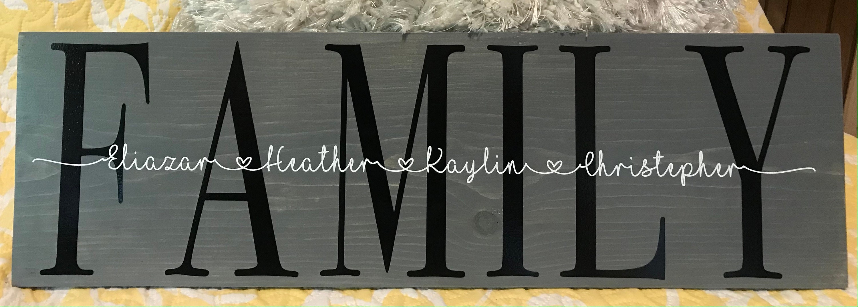 Family Sign Example Family Sign - Etsy