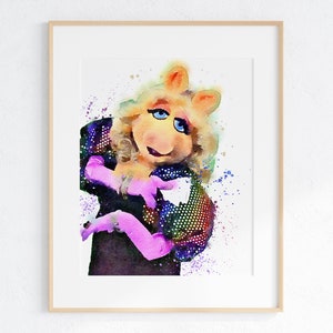 Miss Piggy Muppet 1 Photographic Print for Sale by bethanderson