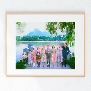 Movie wall print 8 x 10 unframed Home Decor Small Gift Sound Of Music