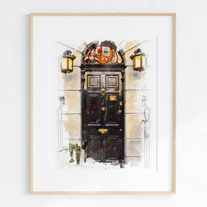 221 Baker Street wall print 8 x 10 unframed Home Decor Small Gift