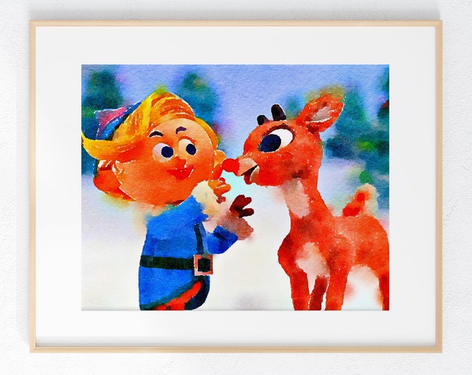 Rare Forever Fun Rudolph Tall Elf Bass Boy Elf Xylophone Musical Duo