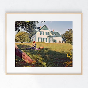 Impression murale Green Gables 8 x 10, sans cadre, petit cadeau