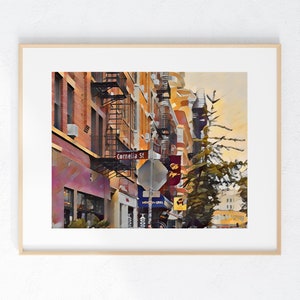 Cornelia Street wall print 8 x 10 unframed Home Decor Small Gift