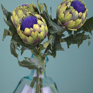 Flower Artichoke Artificial Fabric Flower 63 cm
