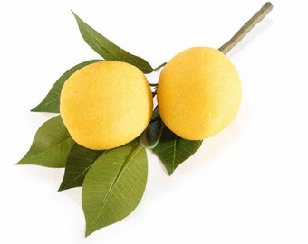 Artificial Lemons Branch 23 cm