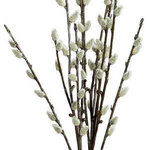 Artificial Flowers Willow Buds 42 cm Bouquet