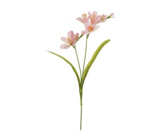 Freesia Artificial Fabric Flower 62 cm Pink