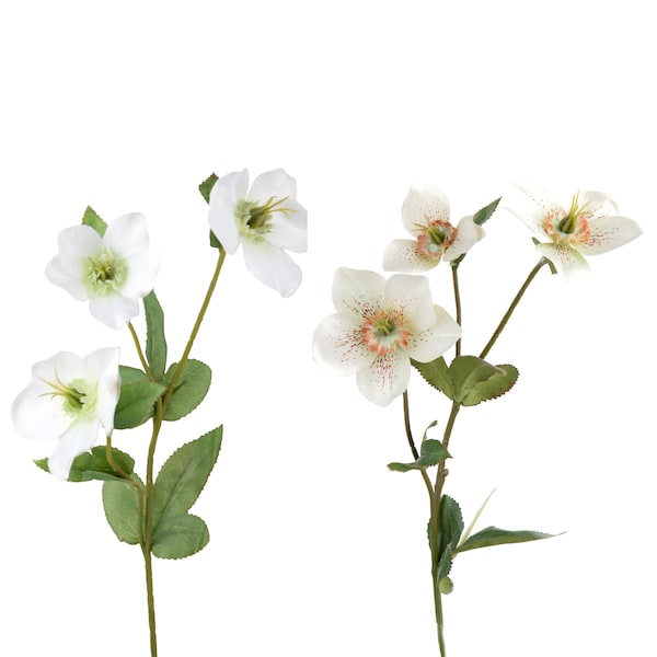 Artificial Hellebore Decorative Flowers 38 cm