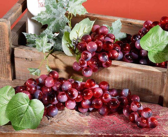 Künstliche Obst-Traube Food Ornament Real Size Größe cm 35