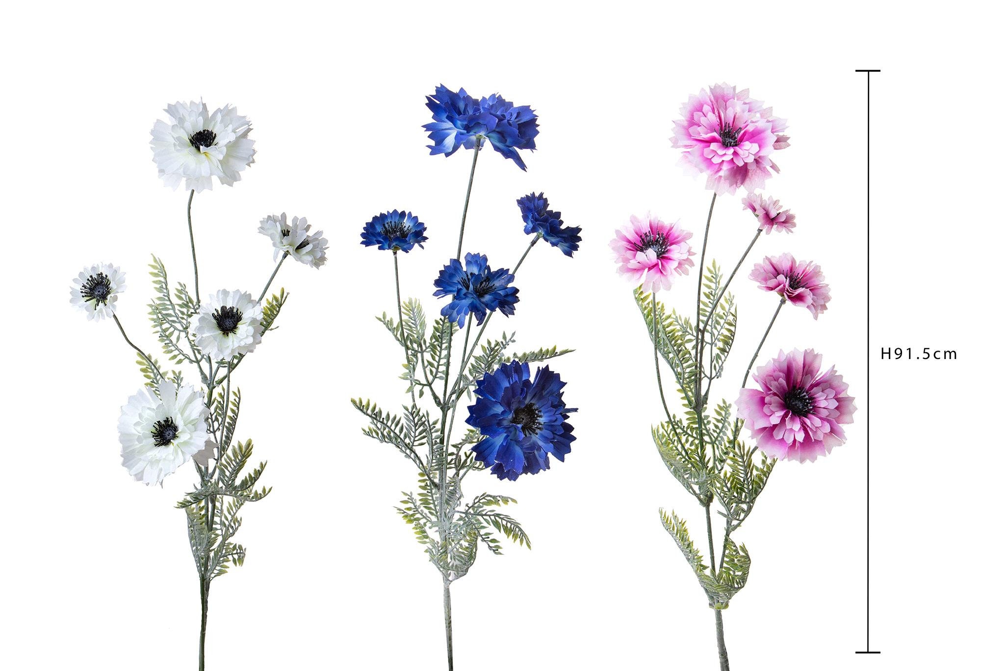 Cornflower Artificial Fabric Flower 91.5 Cm Etsy