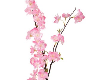Flowering Almond Branch Artificial Fabric Flowers 102 cm