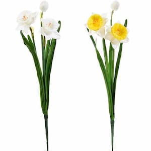 Narzisse künstliche Stoffblume 50 cm Blumenstrauß