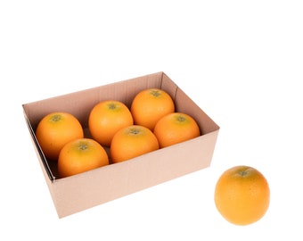 Künstliche Früchte, Orangen, 6er-Set, Lebensmitteldekoration