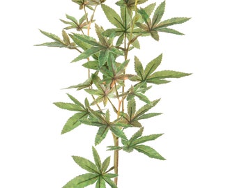 Artificial Leaves Japanese Maple 1 Branch 72 cm