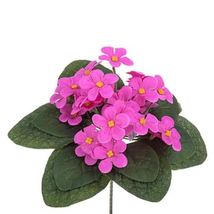 Violette Fiori Artificiali Mazzolino 21 cm