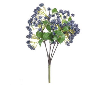 Artificial Blackberry Bunch 30 cm Blue Red