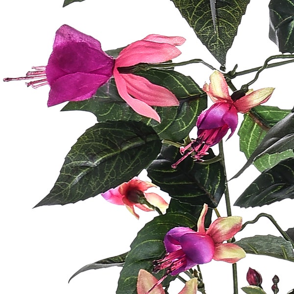 Buisson artificiel fuchsia qui tombe 80 cm