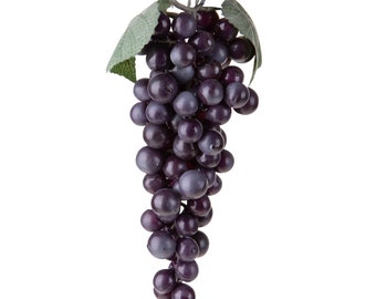 Ornement de fruit artificiel raisin, taille réelle