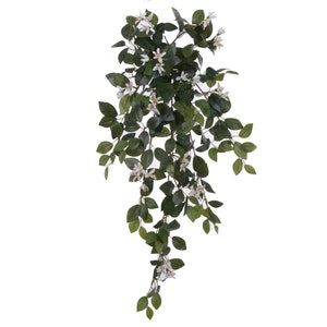 Jasmim artificial caído arbusto 80 cm