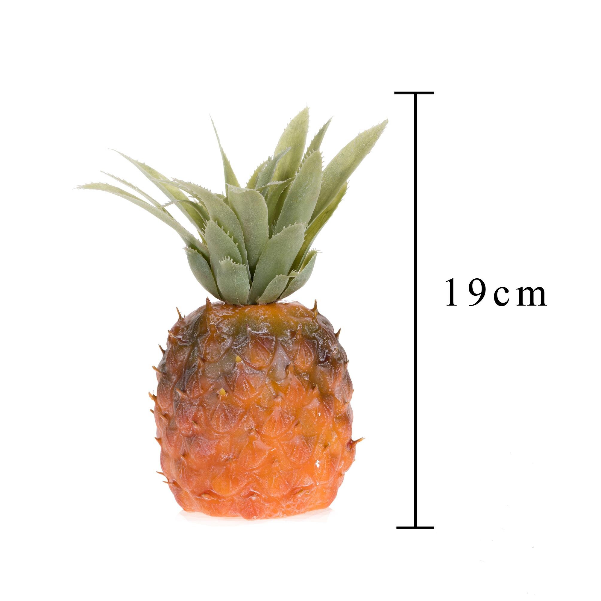 Ananas Artificiel Décoratif - Faux Fruit En Plastique Réaliste - Décoration De Table, Maison, Magasin, Hôtel