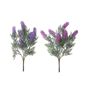 Heather Bunch Artificial Flowers 37 cm Mauve