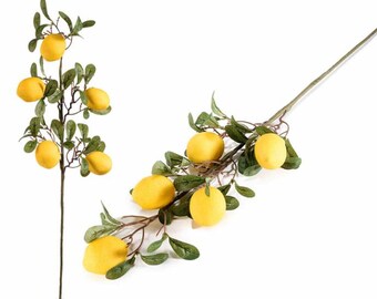 Artificial Lemon Branch 66 cm