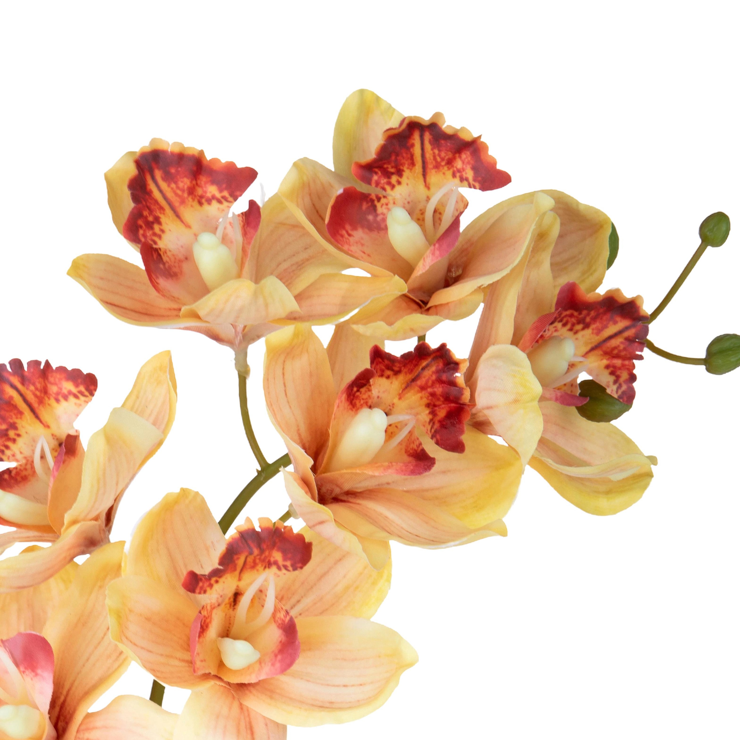 Orchid Artificial Flower Branch 72 cm Cymbidium