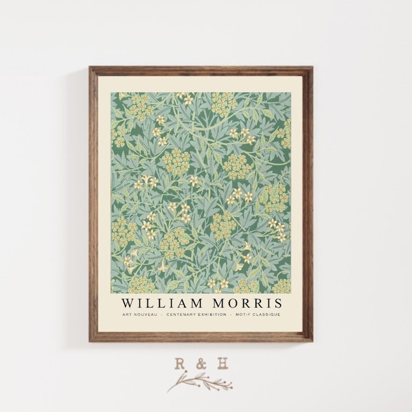 William Morris Poster Vintage floraler Kunstdruck Große Wandkunst Botanische Zeichnung William Morris Malerei Abstrakte Kunstdrucke