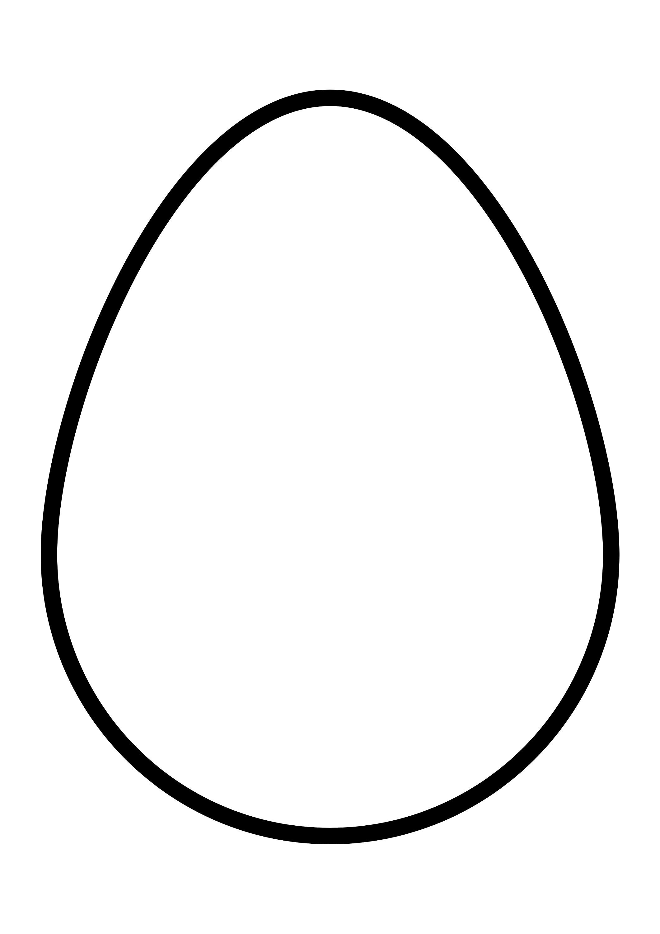 Easter egg template/Large Easter egg A4 template/customisable Etsy