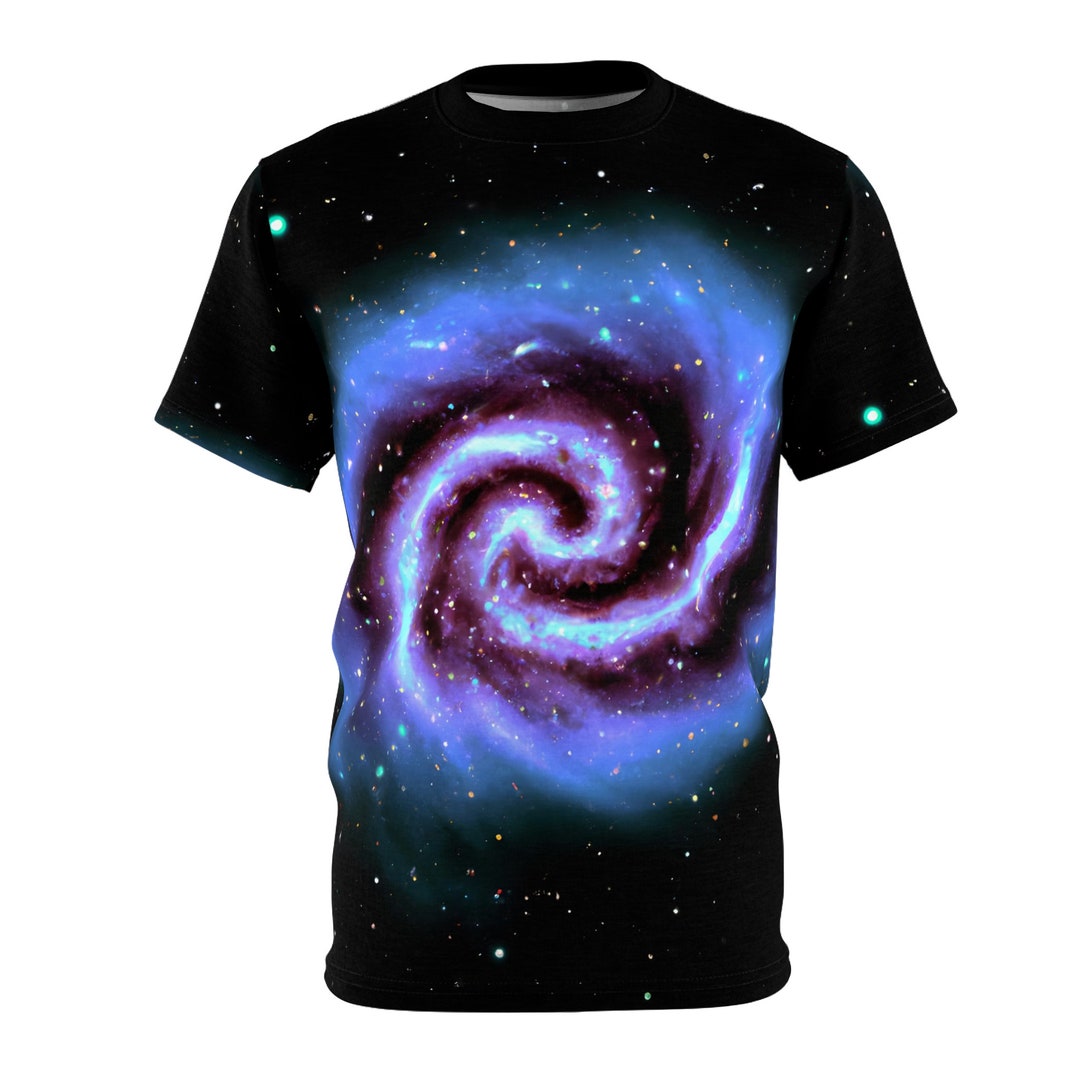 Cartoon Galaxy Space Men's Golf Shirts main image 1
