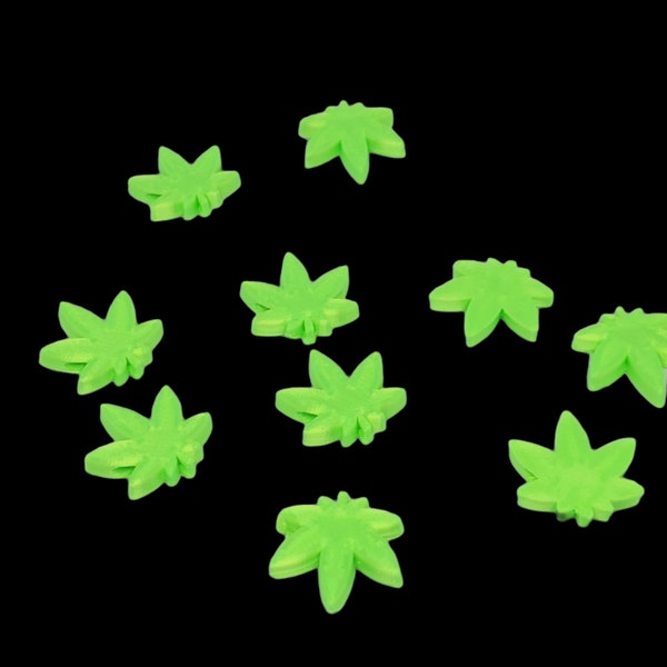 Weed Leaf Beads 420 - Kandi Beads