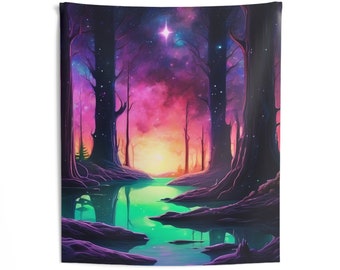 Magical Forest Vibes - EDM Festival Tapestries