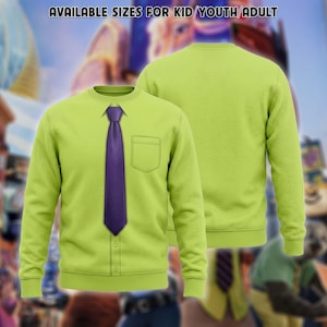 Zootopia Nick Wilde 3D Costume Shirt, Disney Zootopia Costume Shirt, Nick Wilde Shirt, Nick Wilde Cosplay Shirt, Disneyland Vacation Shirt bild 1