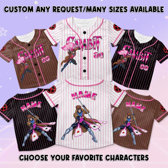 X-men Gambit Baseball Jersey, Gambit X-men Jersey Shirt, X-men 97