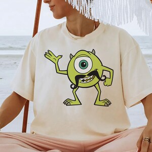 Disney Monsters Inc Silly Mikestachio Shirt, WDW Disneyland Trip Outfits, Monster Inc Pixar Day Tee, Monster Inc Family Shirt, TGSC076