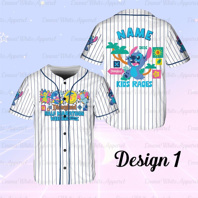 Stitch Racing Jackets Disney Stitch Kids Race Baseball Jersey, Disney Lilo and Stitch Jersey ...
