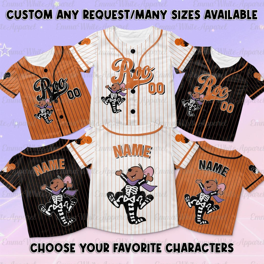 Disney Roo Skeleton Halloween Jersey, Disney Winnie the Pooh Skeleton ...