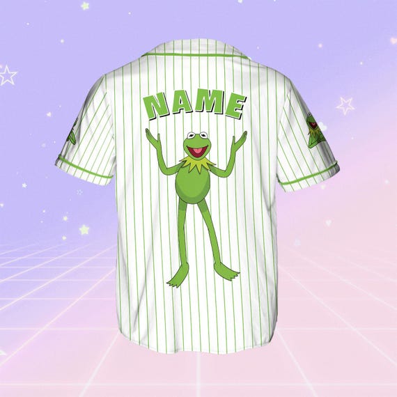 The Muppets Kermit the Frog Baseball Jersey, Disney Kermit the