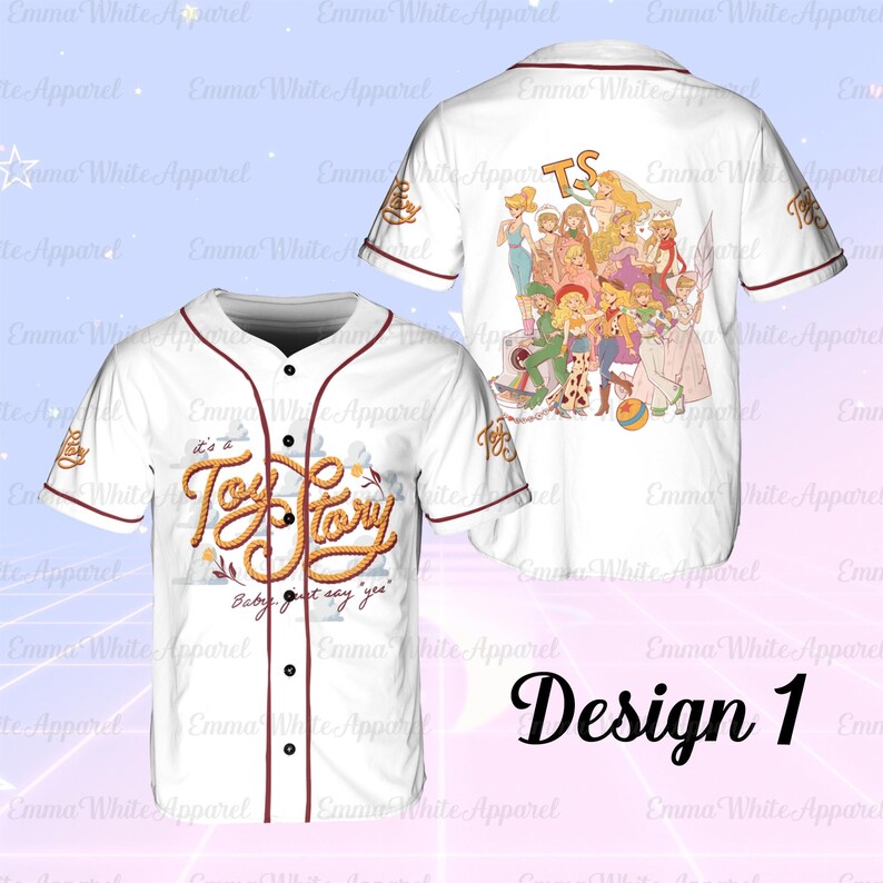 Tay Story Baseball Jersey, Disney Toy Story 5 Shirt, TS It's A Toy Story Jersey, Baby Just Say Yes Shirt, Disneyland Summer Vacation Shirt Design 1