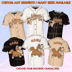 Disney Peter Pan Nana Dog Jersey, Personalized Nana Dog Inspired Clothing, Disney Nana Dog Birthday Gift, Disneyland Peter Pan Jersey