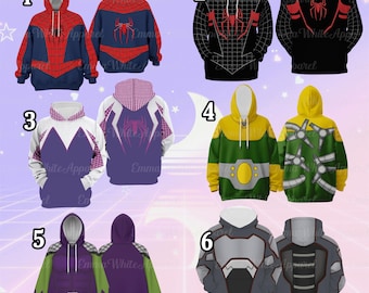 Spider Man 3D Hoodie, Spiderman Suit Cosplay Hoodie, Spider Man Inspired Suit Cosplay Shirt, Avengers Superhero Sweatshirt Hoodie