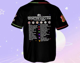 Descendants Zombies Worlds Collide Tour Jersey, Descendents
