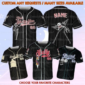 L'Étrange Noël de l'Étrange Noël Halloween maillot, chemise Jack Skellington Sally Lock Shock Barrel, chemise familiale Disneyland Halloween