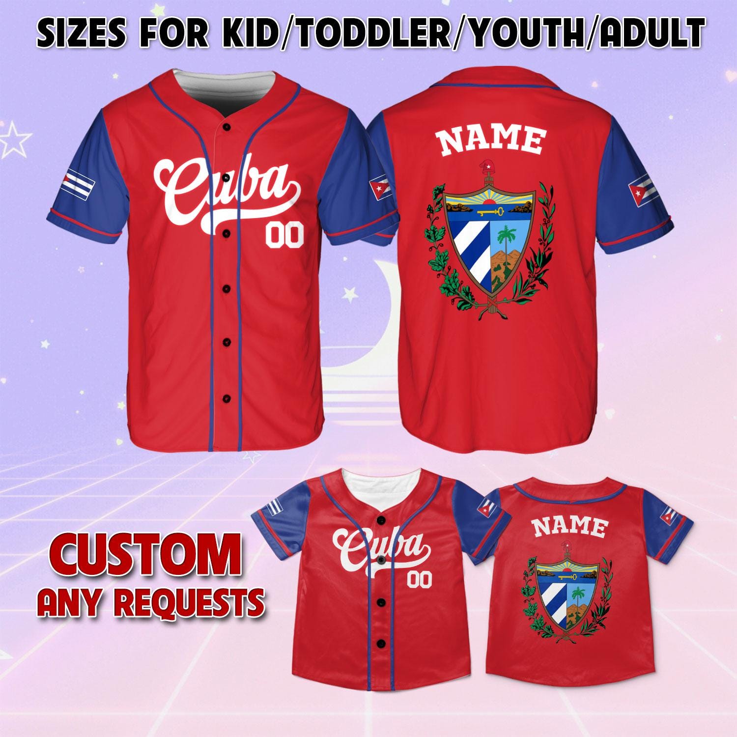 Maillot De Baseball Vintage Cuba - Marque Daring, Occasion Avec Usure Légère