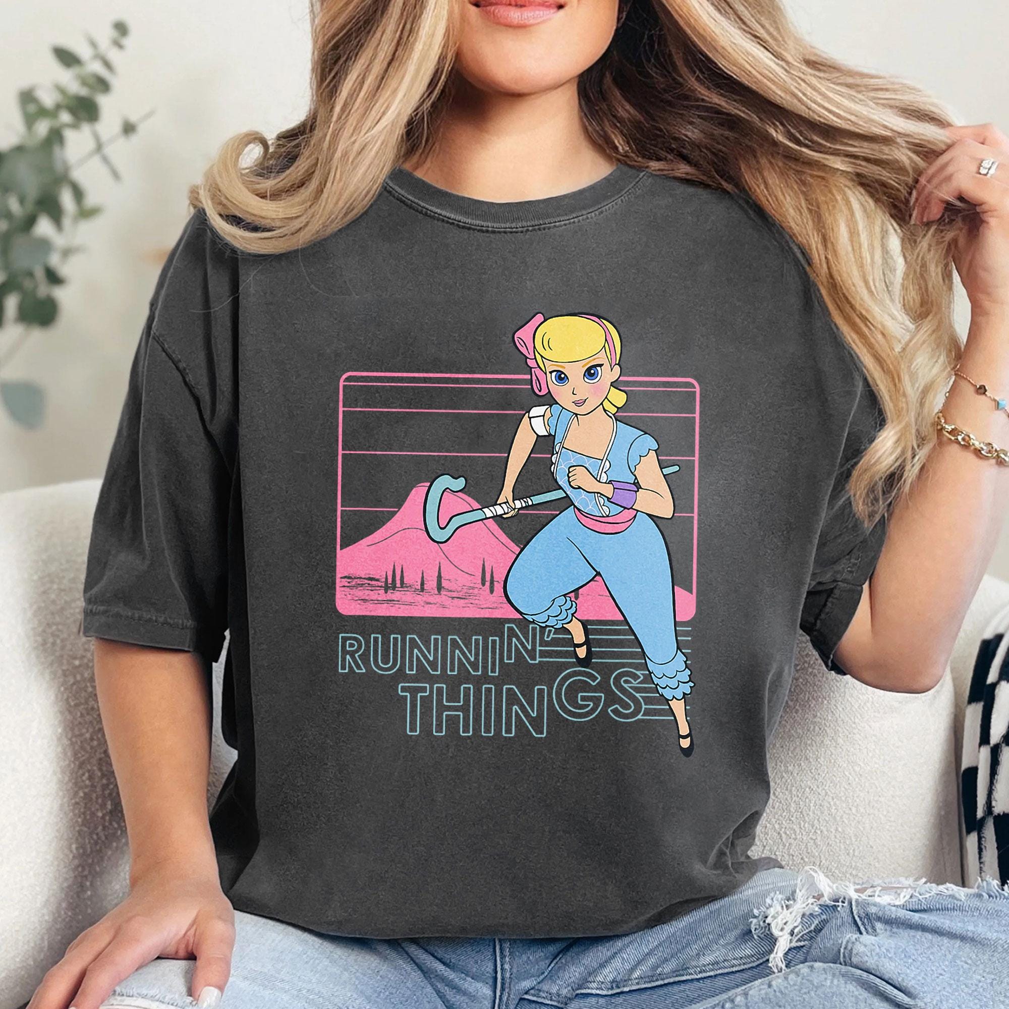 Toy Story 4 Bo Peep Runnin' Things T-Shirt, Disney Family Shirt, Toy Story Family Shirt, Pixar Day Tee, Toy Story Birthday Gift, TGSA038