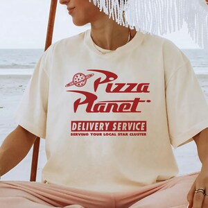 Disney Pixar Toy Story Pizza Planet Delivery Service White Shirt, Disneyland Family Matching Shirt, Disney Toy Story Shirt, TGSC020