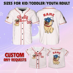 Puppy Dog Pals Rolly Baseball Jersey, Disney Rolly Character Jersey, Puppy Dog Pals Cartoon Shirt, Disney Matching Jersey